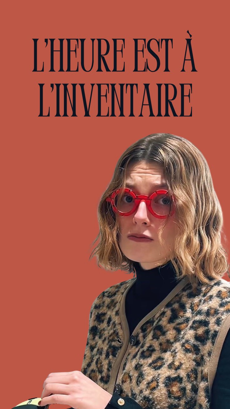Chez OLA, comme chaque année, on démarre avec l’inventaire, 👓

et cette année c’est Chloé qui s’y colle à son retour de vacances (évidemment elle ne l’a pas vraiment fait seule) #ola #amiens #humour #intermarche #inventaire