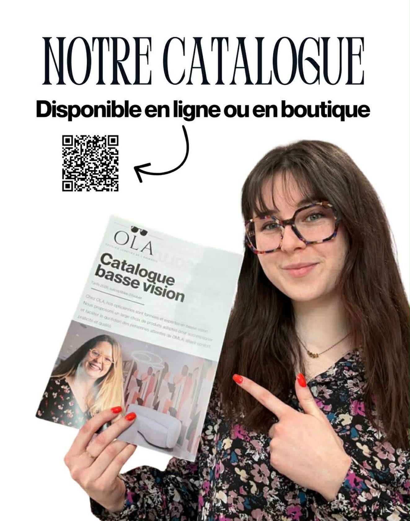👁️ Parce que voir, c’est essentiel… et que chaque vision mérite une solution adaptée.

Chez OLA, nos opticiennes sont diplômées en basse vision et vous accompagnent avec des solutions personnalisées pour les personnes atteintes de déficits visuels (DMLA, malvoyance, etc).

Pour aller encore plus loin, nous avons créé un catalogue dédié à la basse vision 📖
➡️ Des aides concrètes pour faciliter le quotidien
➡️ Des solutions pensées pour gagner en autonomie et en confort

Ce catalogue est disponible :
• en ligne via notre QR code
• sur notre site internet
• en format papier directement en boutique

Et surtout, parce que chaque situation est unique, nous sommes là pour échanger avec vous, comprendre vos besoins et trouver ensemble la solution la plus adaptée 🤝

N’hésitez pas à venir nous rencontrer en magasin 💛
#vision #ola #amiens #opticien #dmla