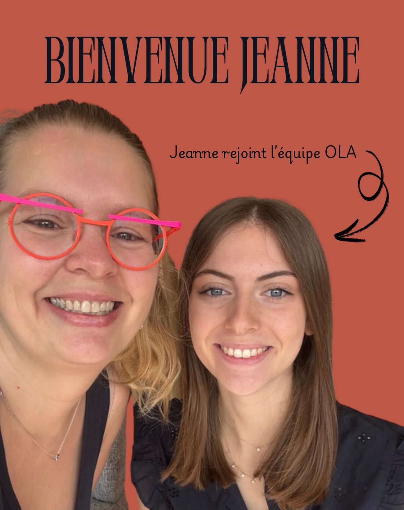 Vous l’avez déjà vue... et ce n’est que le début !

Après deux mois de stage à nos côtés l’été dernier, Jeanne fait son grand retour chez OLA… cette fois-ci en tant qu’alternante en optique ! 🤓

Déjà diplômée, Jeanne poursuit son parcours avec nous pour continuer à développer son expertise et vous accompagner au quotidien avec professionnalisme, bonne humeur et passion.

Nous sommes très heureux de l’accueillir à nouveau dans l’équipe et avons hâte de vivre cette nouvelle aventure à ses côtés. 🧡

N’hésitez pas à lui souhaiter la bienvenue en commentaires ! #amiens #alternance #opticien #ola