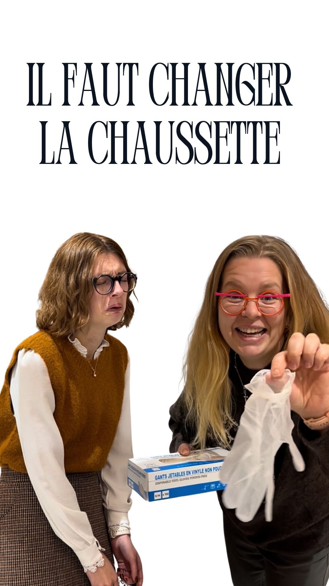 Courage Chloé on est de tout cœur avec toi (ou pas) 😂🧦#humour #optique #opticien #collegue #drole